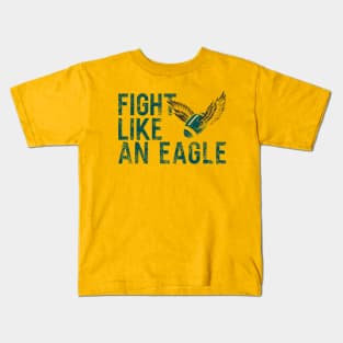 Fight like an Eagle Design Kids T-Shirt